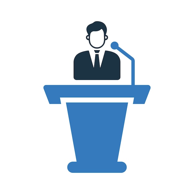 Lecture icon Simple editable vector design isolated on a white background