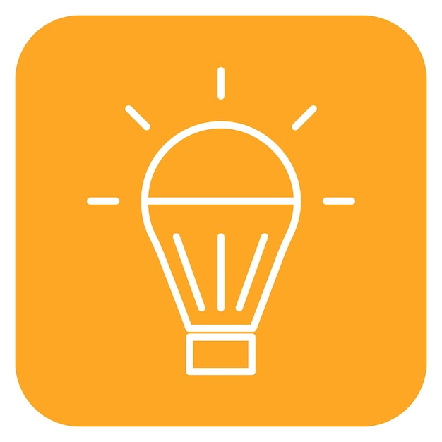 Вектор led bulb vector illustration