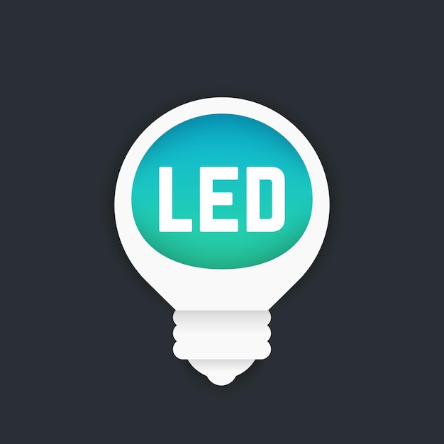 Led lamp vector illustratie