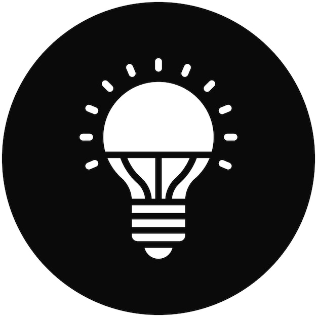 Иллюстрация векторной иконы светодиодных огней на наборе икон для улучшения дома