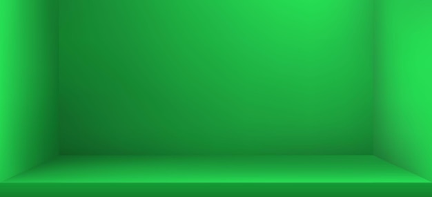 Leeg studio met schaduw achtergrond