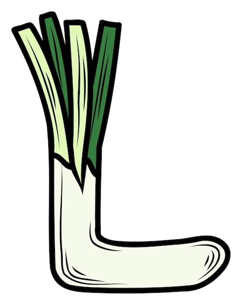 Leek L Alphabet