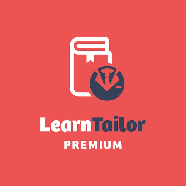 Vector leer tailor logo