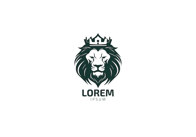 Leeuw hoofd Logo Vector sjabloon afbeelding ontwerp