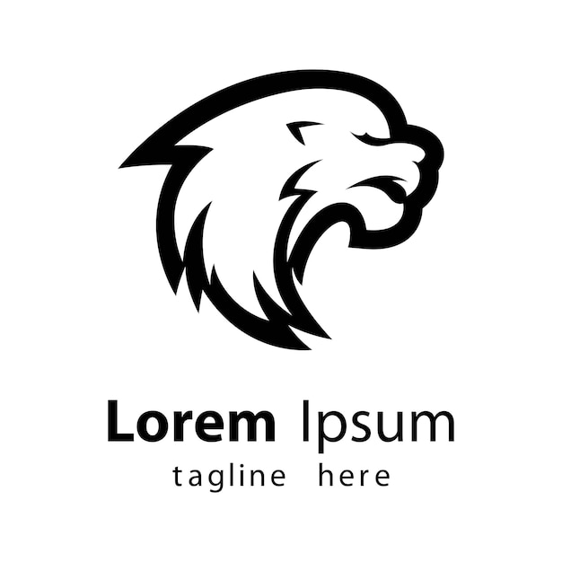Leeuw logo afbeeldingen illustratie