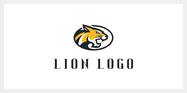 Leeuw logo ontwerp inspiratie vector iconen premium vector