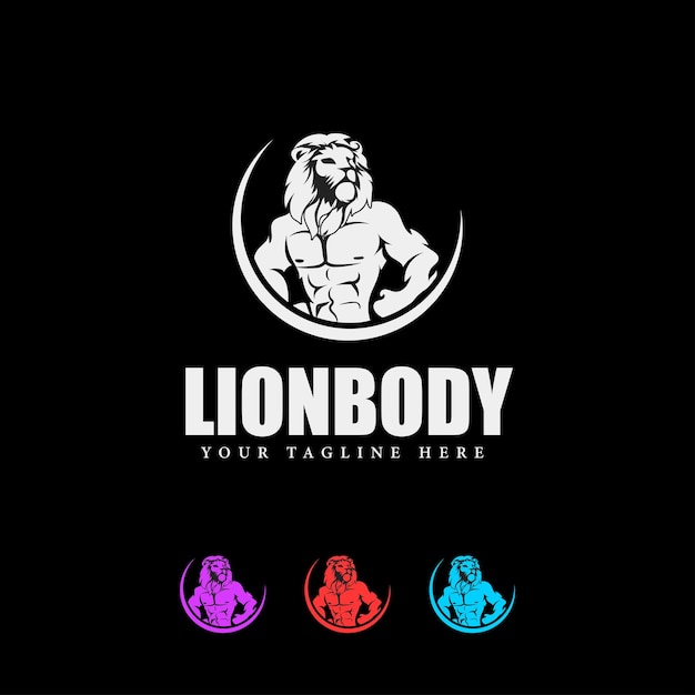 leeuw logo ontwerpsjabloon