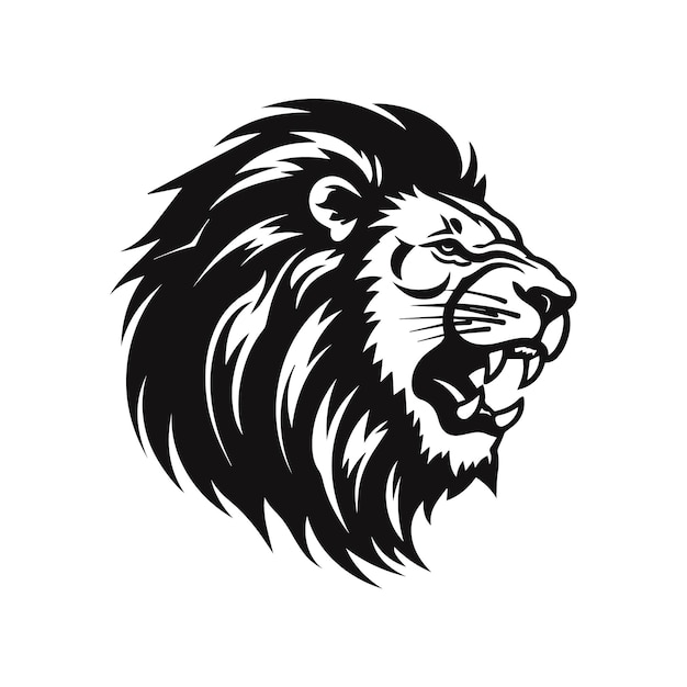 leeuwenkop vector illustratie