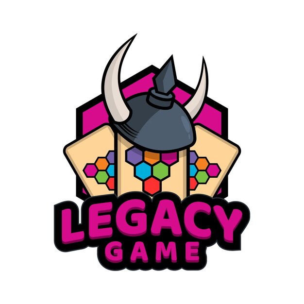 LEGACY SPEL LOGO ONTWERP VECTOR