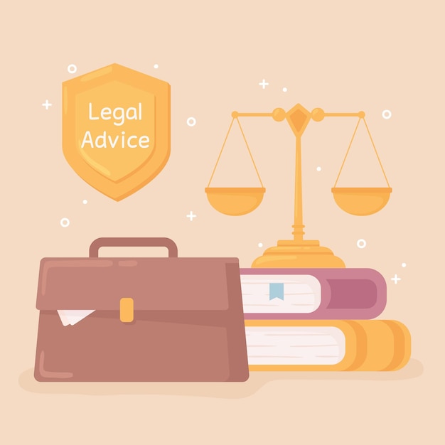 Legal advice concept