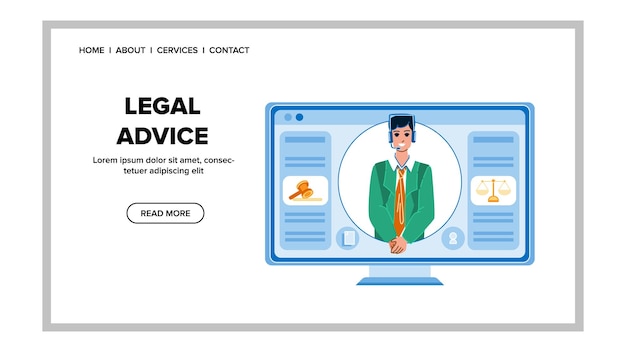 Legal advice vector