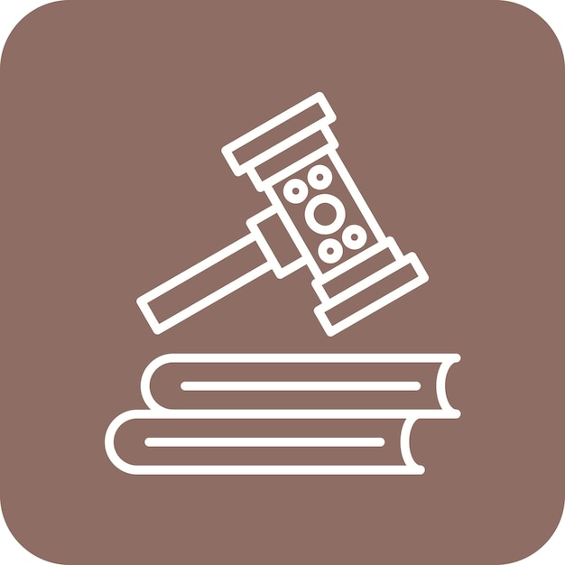 Векторное изображение юридического символа может быть использовано для законодательства