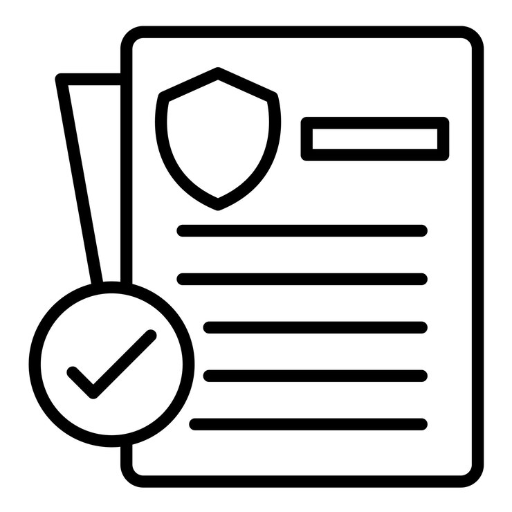 Vector legal compliance vector icon can be used for survey iconset