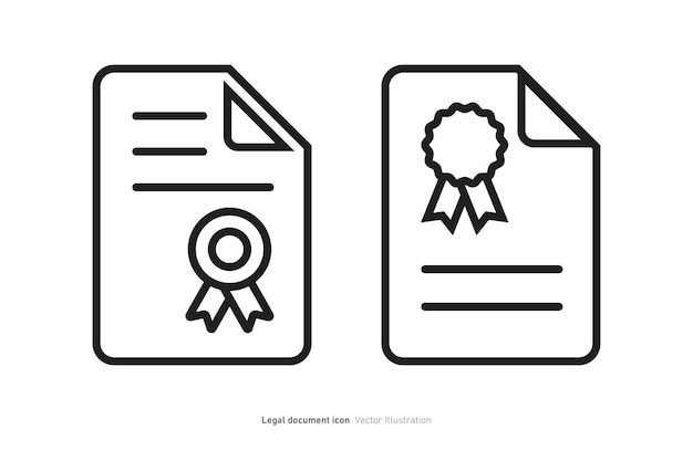 Legal Document icon design vector illustration