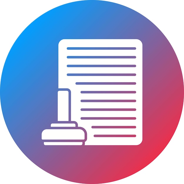 Legal Document icon vector image Can be used for Project Management