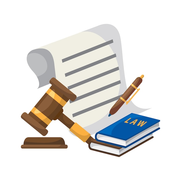 Vector legal firm illustration design vector design