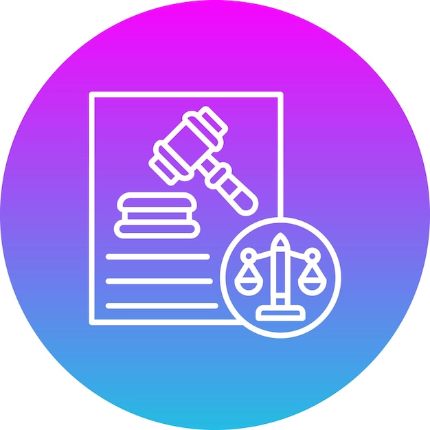 Vector legal icon