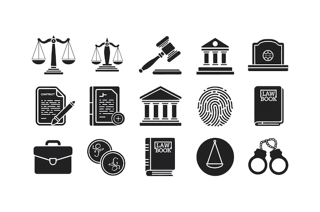 Legal and Justice Icons