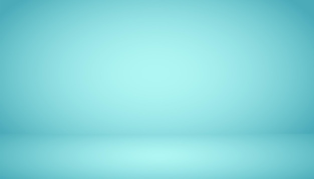 Lege blauwe studio kamer achtergrond