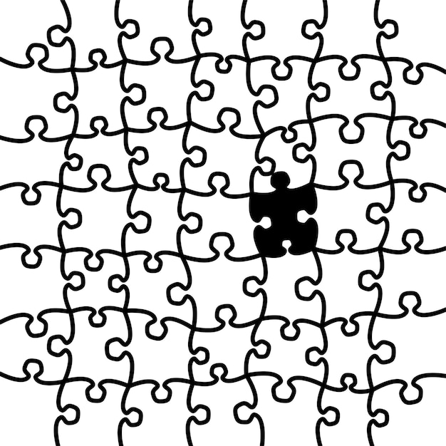 Vector lege legpuzzels