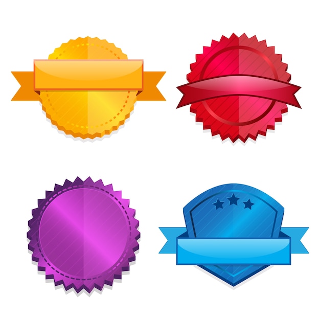 Vector lege sjabloon badges