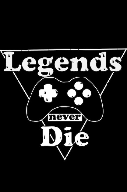 Legends never die hand drawing