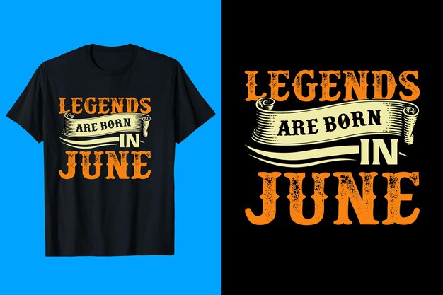 Vector legends vintage t shirt design