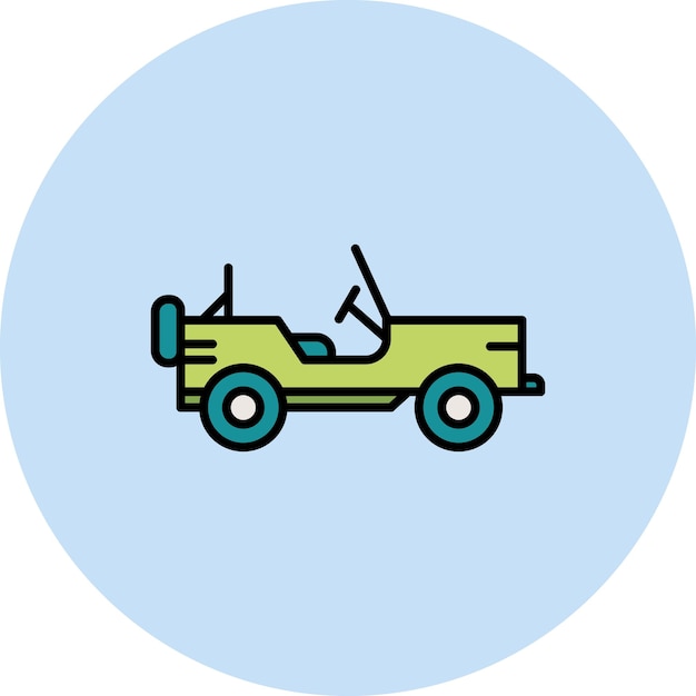 Leger auto icoon vector afbeelding kan worden gebruikt voor militaire