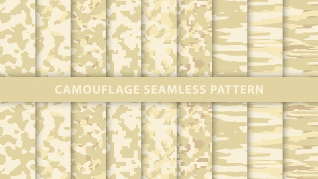 Leger en leger camouflage naadloos patroon