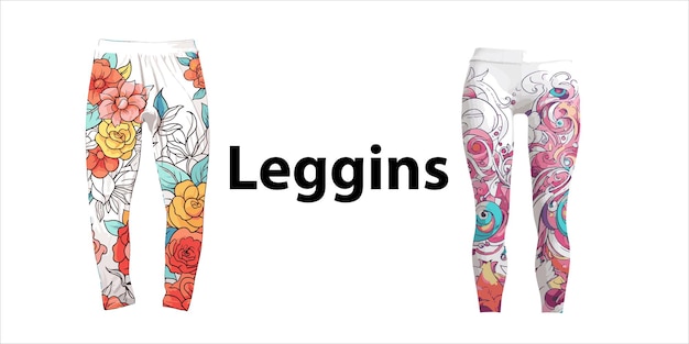 Leggins mascot vector illustration