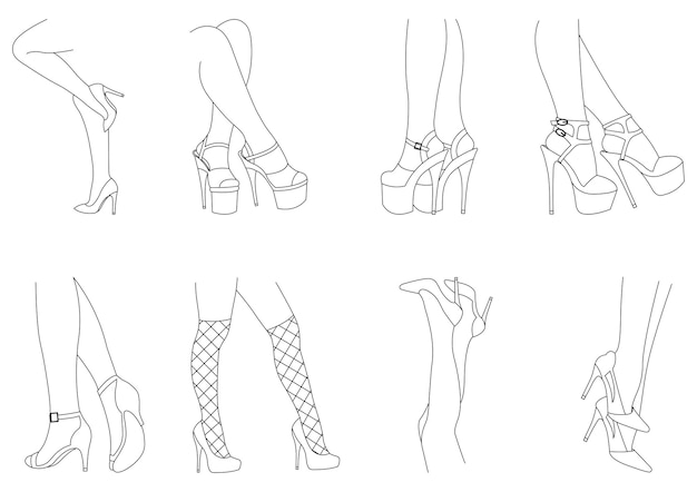 High Heels Sketch Photos and Images | Shutterstock
