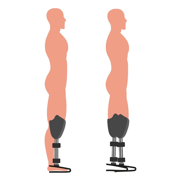Vector legs prosthetic limb people prosthesis