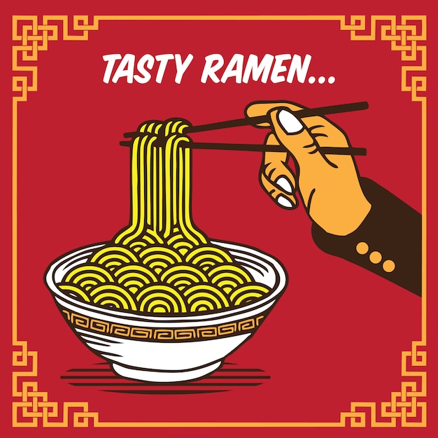 Lekkere ramen noodle