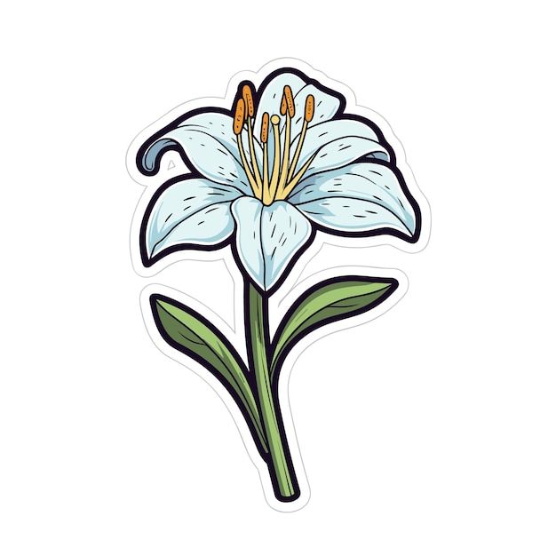 lelie bloem illustratie vector