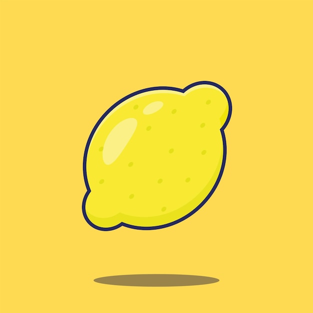 Lemon cartoon illustration