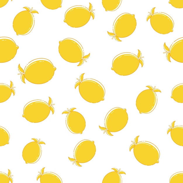 Lemon fruit Pattern 