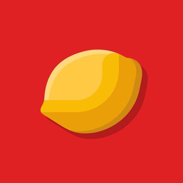 Lemon fruit realistic vector