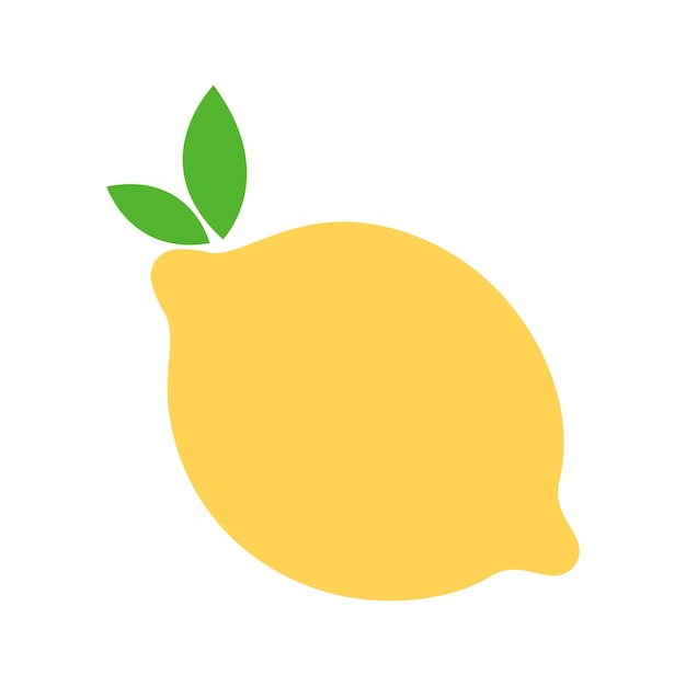 Vector lemon icon logo design