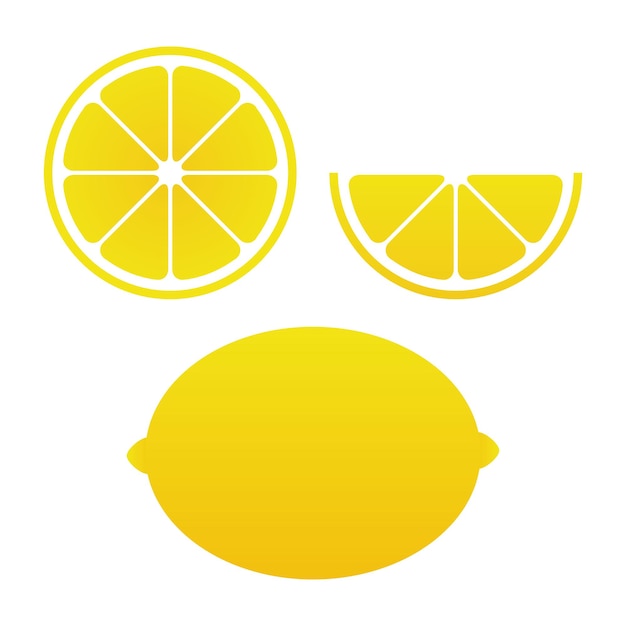 Vector lemon icon