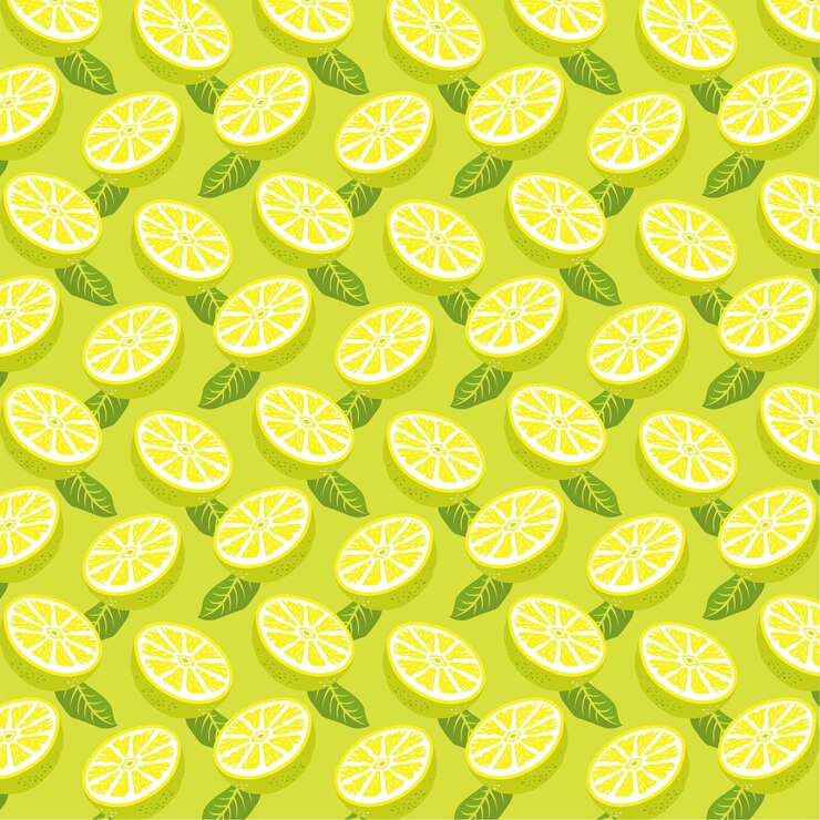 Vector lemon patern