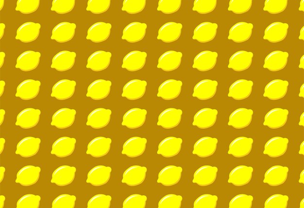 Vector lemon pattern