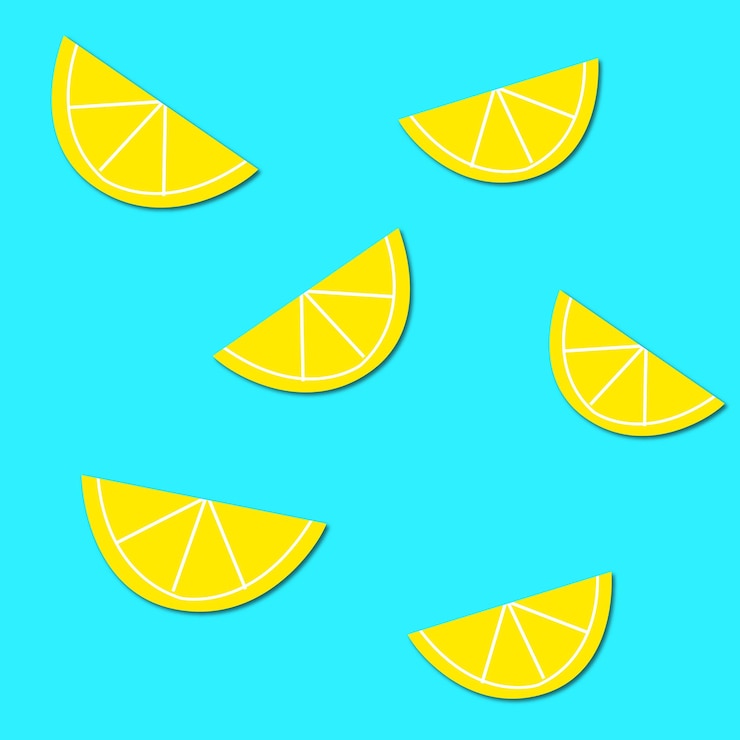 Vector 레몬 패턴