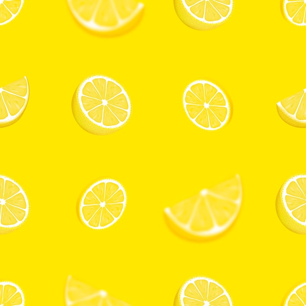 Lemon seamless pattern. Trendy