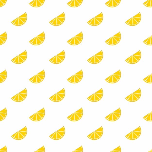 Lemon slice seamless pattern