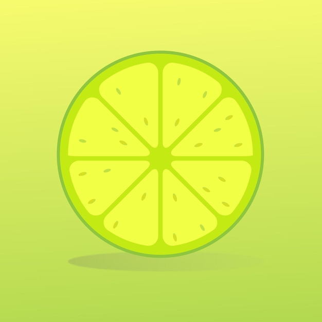 Vector lemon slice vector clip art