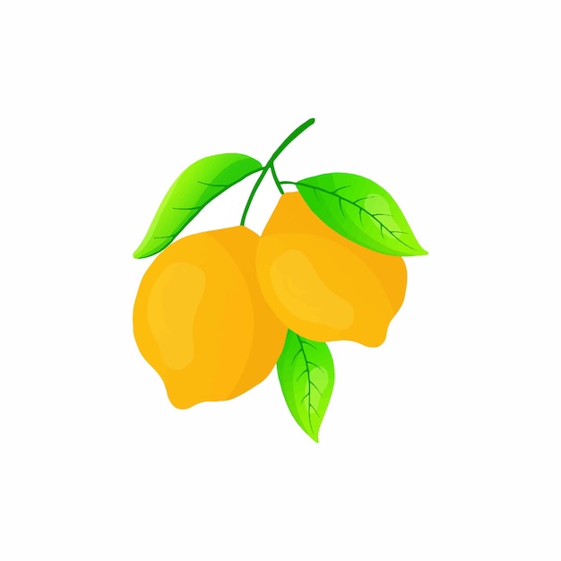 Lemon vector colorful design