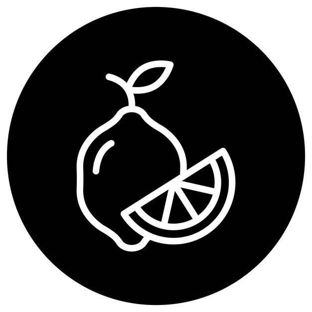 Lemon Vector Icon Design Illustratie