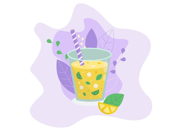 Vector lemonade illustration