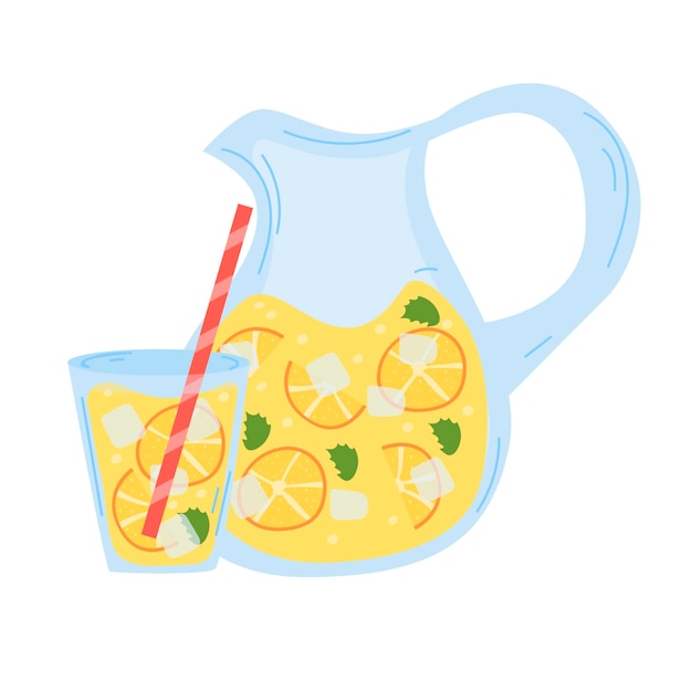 Vettore lemonata per un picnic icon l'oggetto è isolato su uno sfondo bianco illustrazione vettoriale