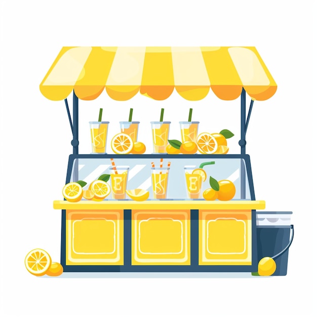 Vector lemonade stand 2